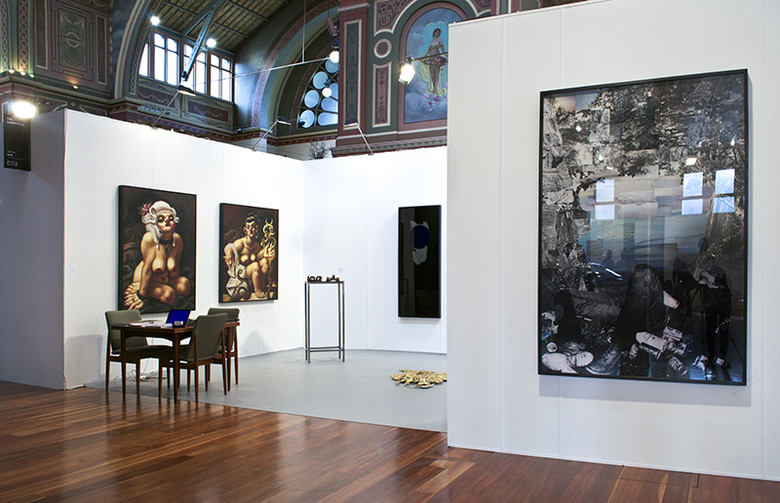 installation view: Melbourne Art Fair | Part I group show (E113), 2014 | Royal Exhibition Centre, Melbourne