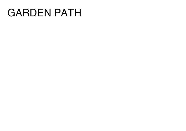 GARDEN PATH