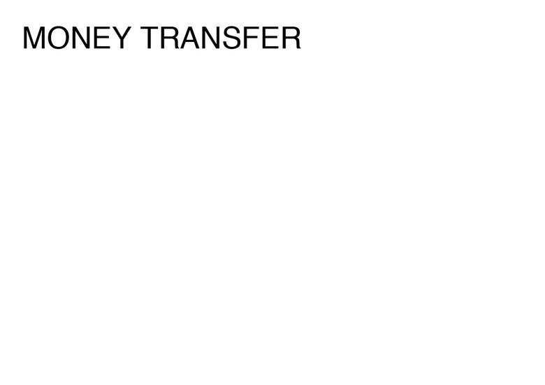 MONEY TRANSFER