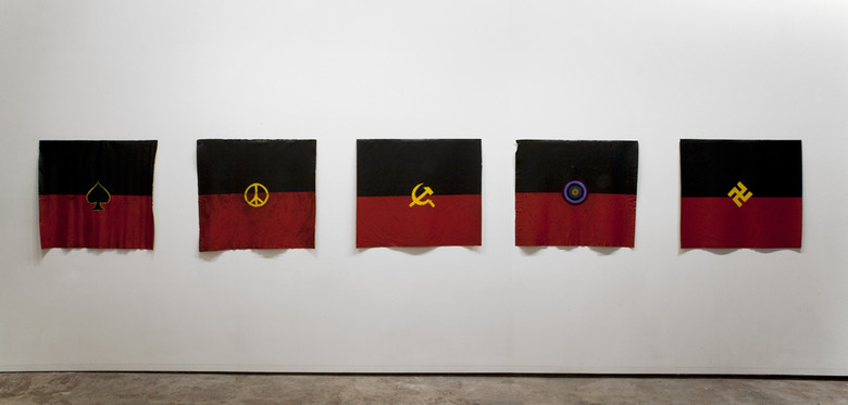 installation view: Archie Moore - Flag
