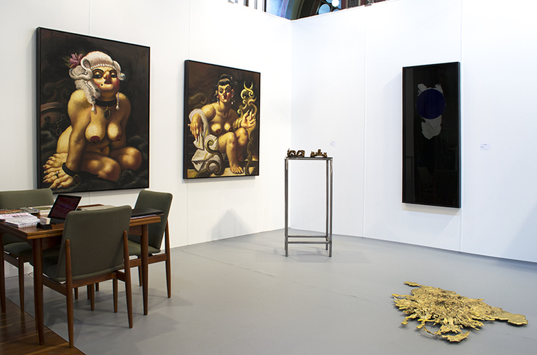 installation view: Melbourne Art Fair | Part I group show (E113), 2014 | Royal Exhibition Centre, Melbourne