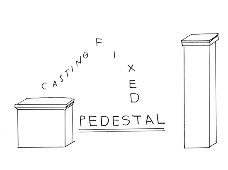 CASTING FIXED PEDESTAL