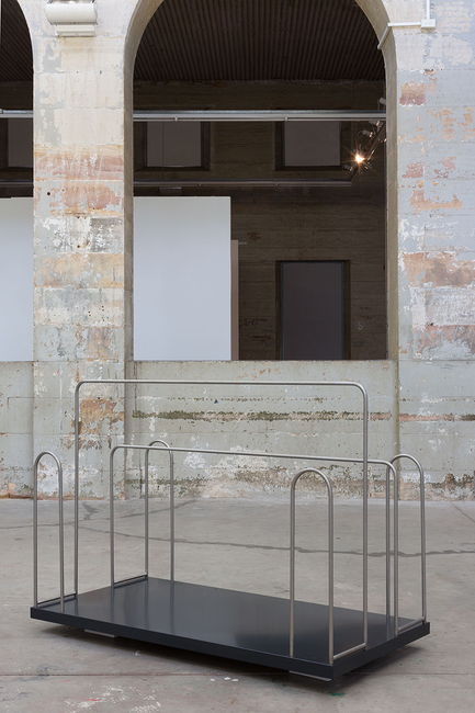 installation view: Bonita Bub, 3 Trolleys, 12 Stools, 2016 | Fauvette Loureiro Memorial Artists Travel Scholarship | Sydney College of the Arts, The University of Sydney, Sydney