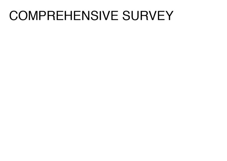 COMPREHENSIVE SURVEY