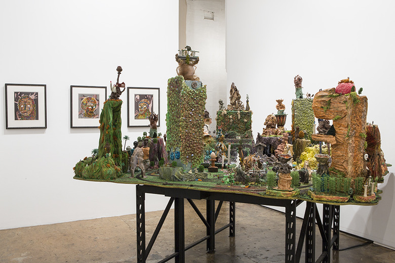 installation view: Emily Hunt - Doctrine of Eternal Recurrence, 2014 | at The Commercial Gallery, Sydney