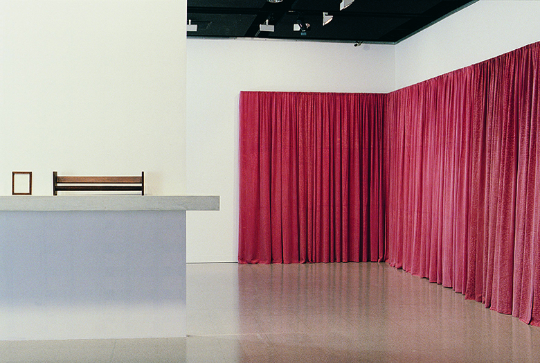 installation view: Narelle Jubelin - On Writing. Writing On, 2002, John Curtin Gallery, Curtin University, Perth