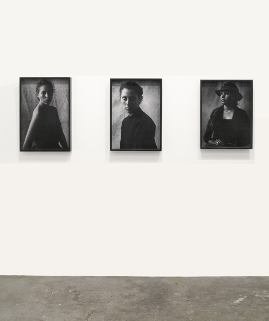installation view: Michael Riley - Portraits 1984 - 1990 | at The Commercial Gallery, Sydney