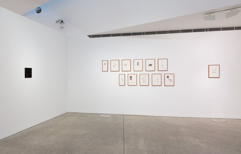 installation view: Mitch Cairns - The Reader's Voice, 2015 | curated by Linda Michael | Heide Museum of Modern Art, Melbourne