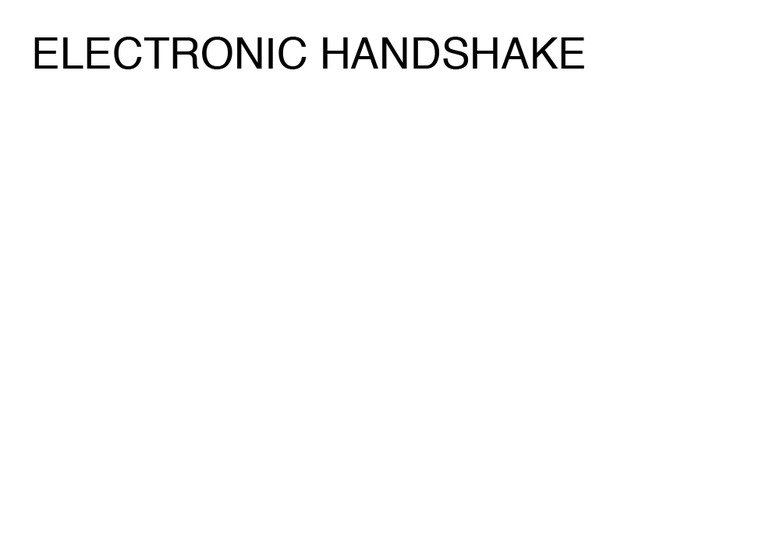 ELECTRONIC HANDSHAKE