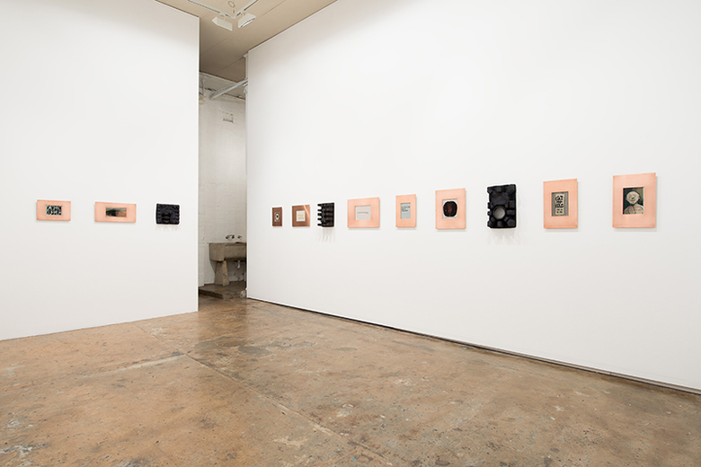 installation view: Narelle Jubelin, Flamenca Primitiva, 2016, at The Commercial Gallery, Sydney