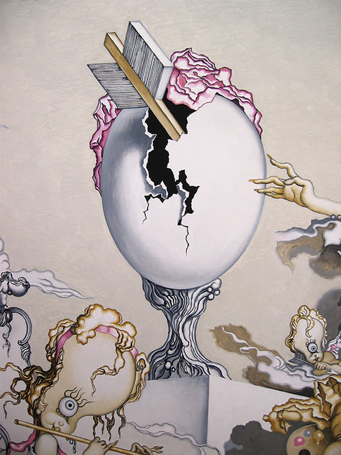 detail: Tim Schultz, The Broken Egg, 2008