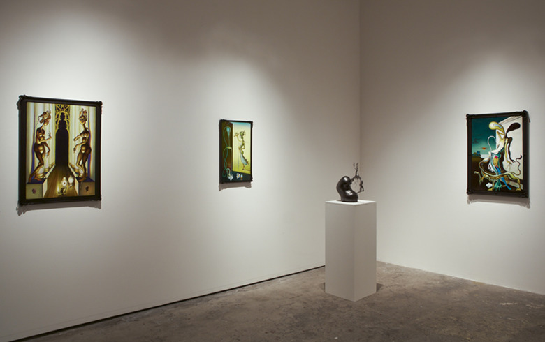 installation view: Tim Schultz - Ornamental Perversion, 2014 | at The Commercial Gallery, Sydney