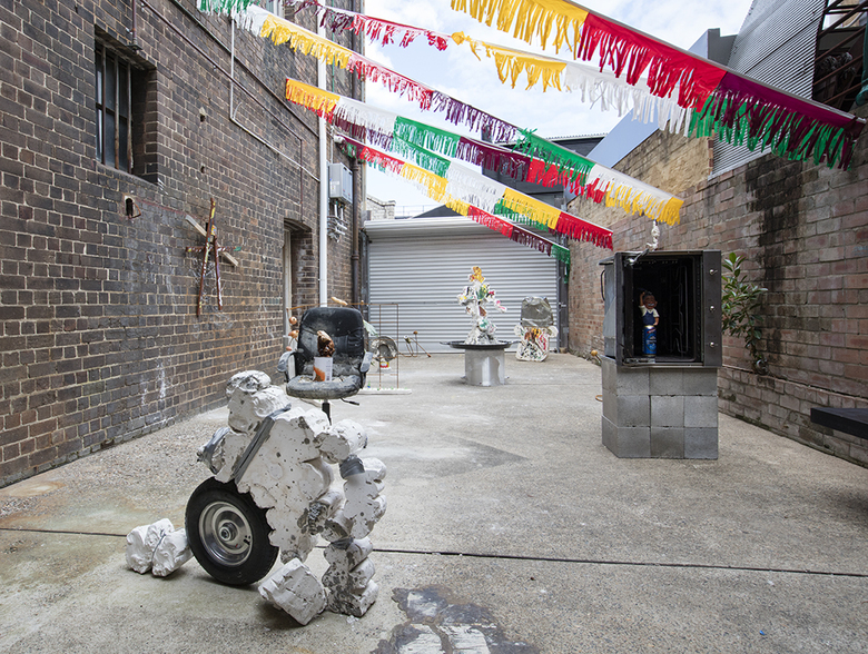 installation view: Oscar Perry, The Michelin Star, 2018 | at The Commercial Gallery, Sydney