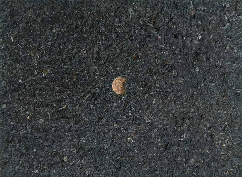 Funnelling towards a point but expanding into a whole (Penny)