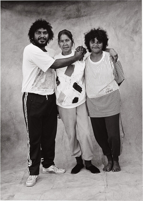 Mary Stanley with son and daughter-in-law