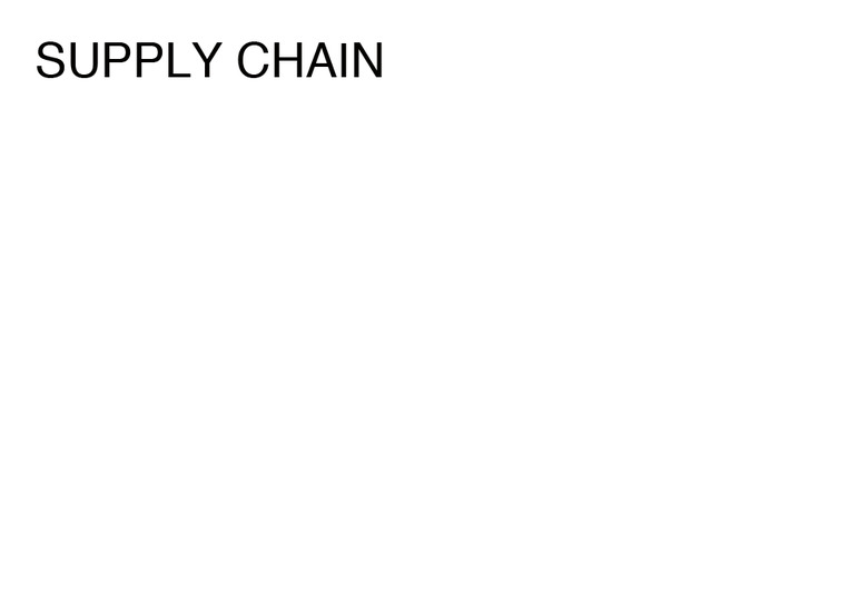 SUPPLY CHAIN