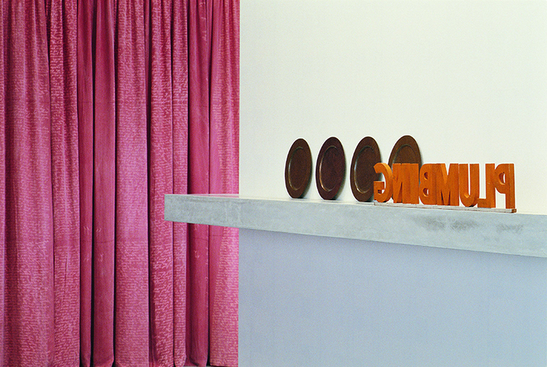 installation view: Narelle Jubelin - On Writing. Writing On, 2002, John Curtin Gallery, Curtin University, Perth