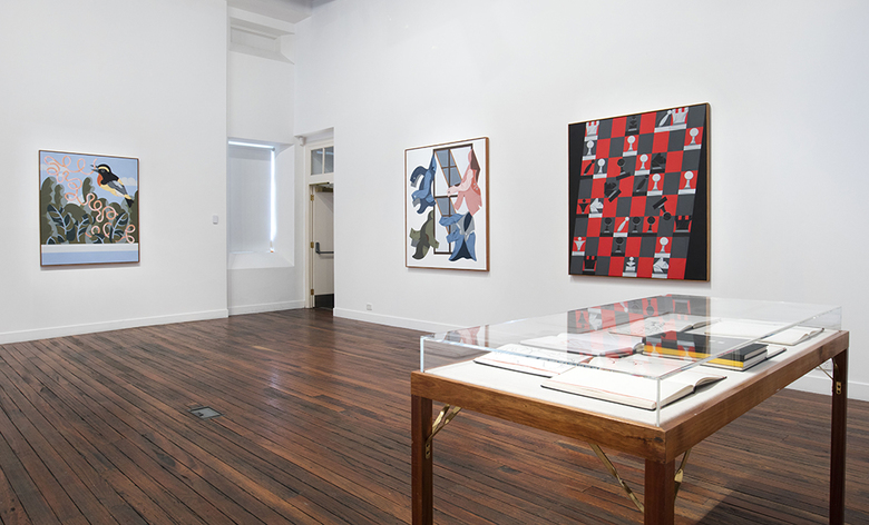 installation view: