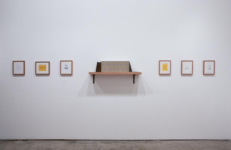 installation view: Mitch Cairns - Dip or Skinny Dip, 2014 | at The Commercial Gallery, Sydney